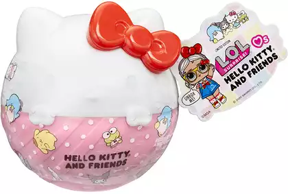 Кукла-сюрприз LOL в шаре 66249 с аксессуарами Hello Kitty & Friends