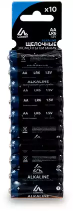 Батарейка AA LR6 Luazon Alkaline (10 шт)