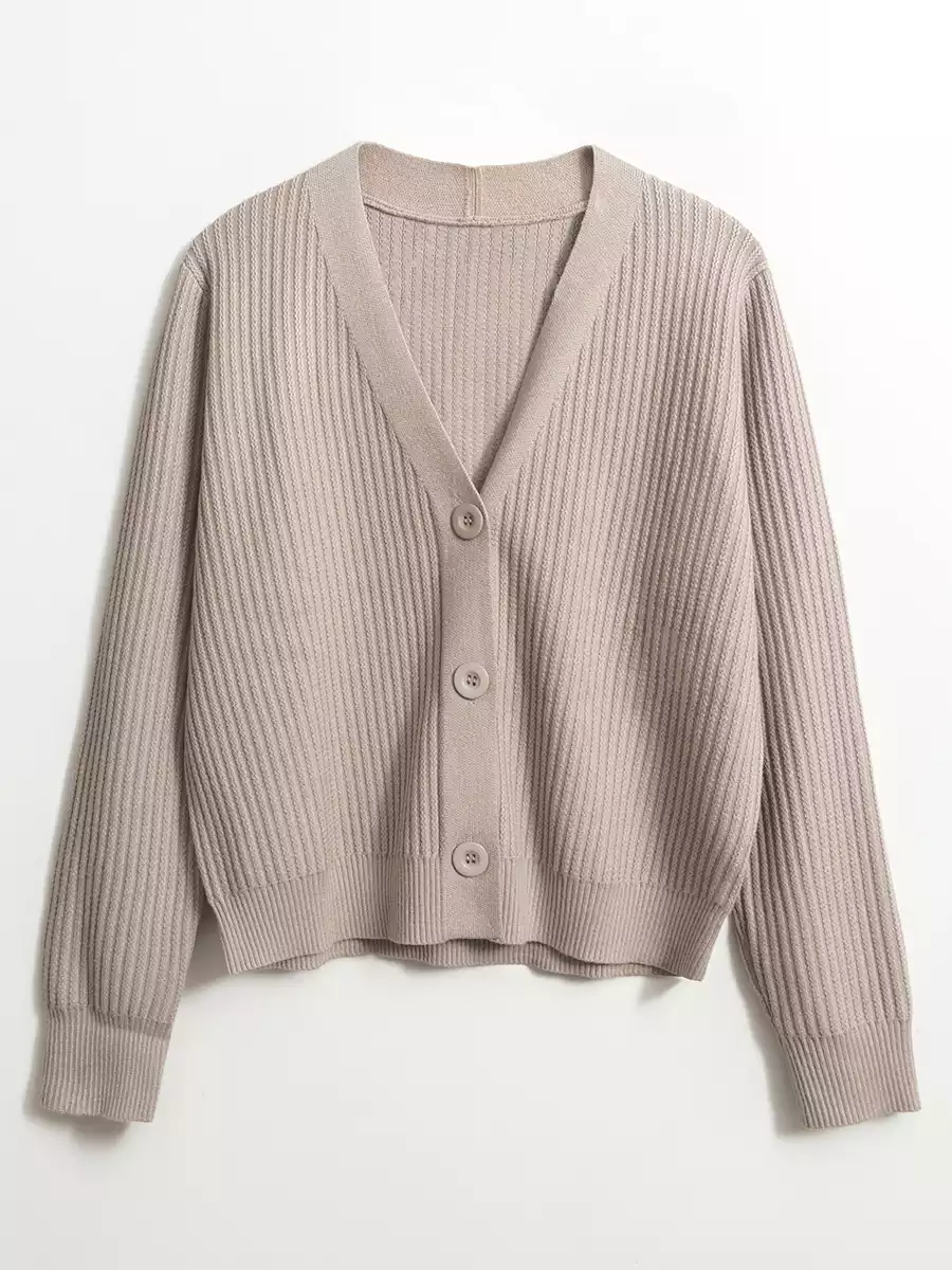 Базовый вязаный кардиган KEANU