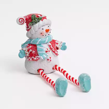 Новогодняя фигурка 7,8 см Снеговик 058D-7375D