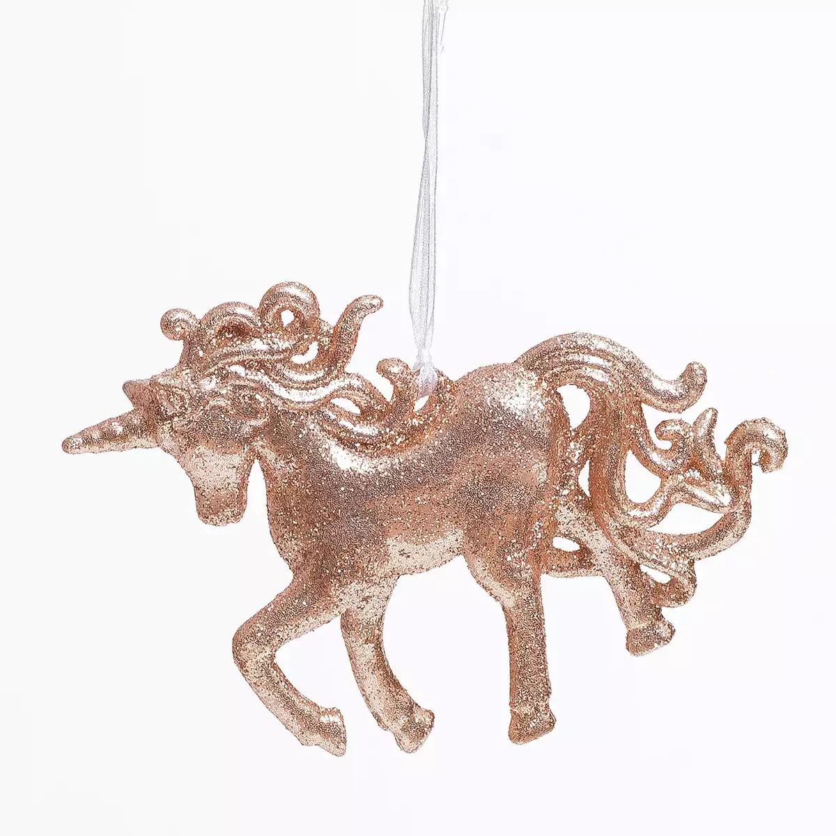 Новогодняя фигурка 10 см Лошадь золото 058D-7012D