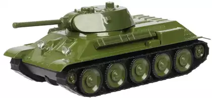 Модель машины УРАЛВАГОНЗАВОД Т-90 ТАНК т-34 12 см инерция T34-12-GN ТЕХНОПАРК