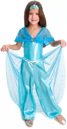 Костюм для девочки (болеро, брюки,повязка на голову) (Восточная красавица) 058D-7209D в/п р.120