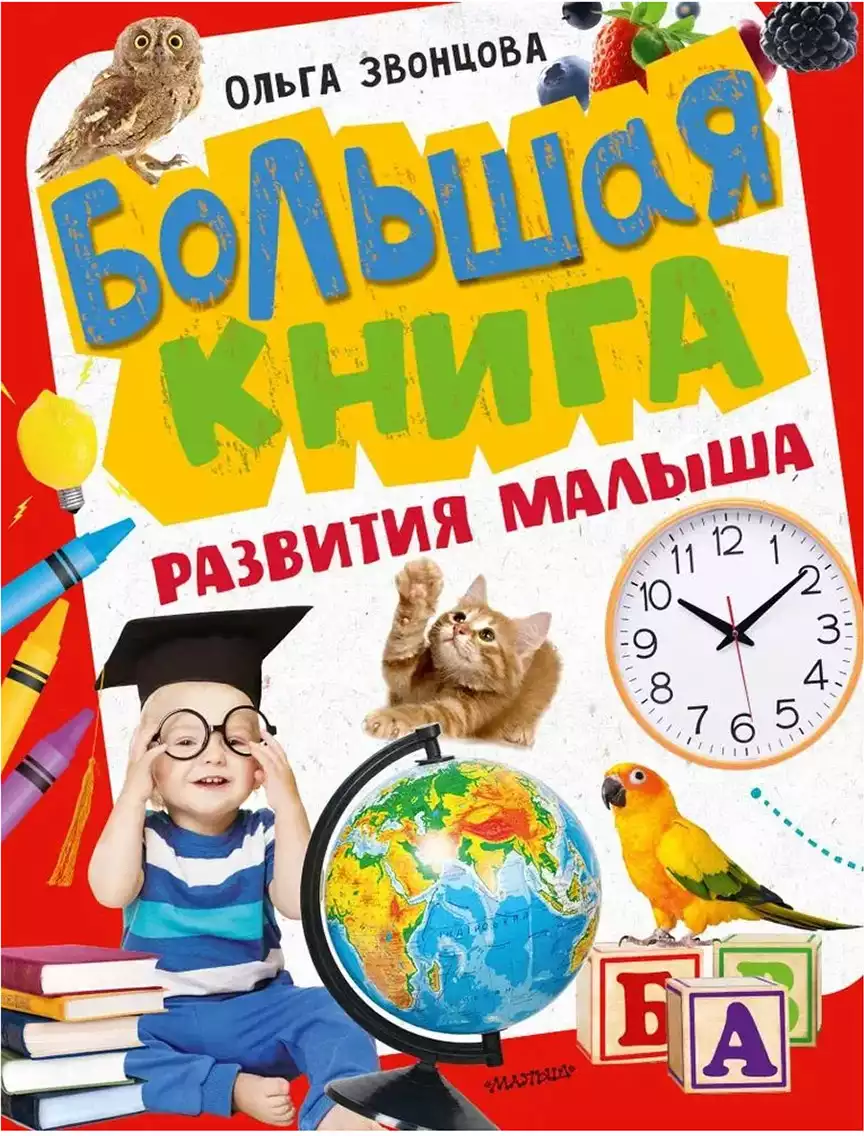 Книга Большая книга развития малыша Звонцова О.А. 128 стр 9785171482800