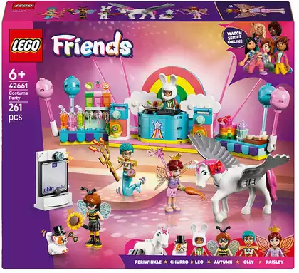 Конструктор Костюмированная вечеринка с единорогом и феей 42661 Lego Friends 261 дет.