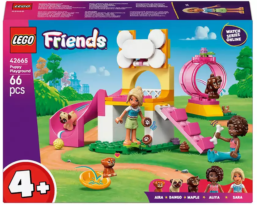 Конструктор Игровая площадка для щенков 42665 Lego Friends 66 дет.