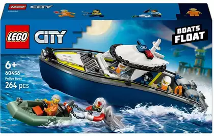 Конструктор Погоня на полицейском катере 60456 Lego City 264 дет.