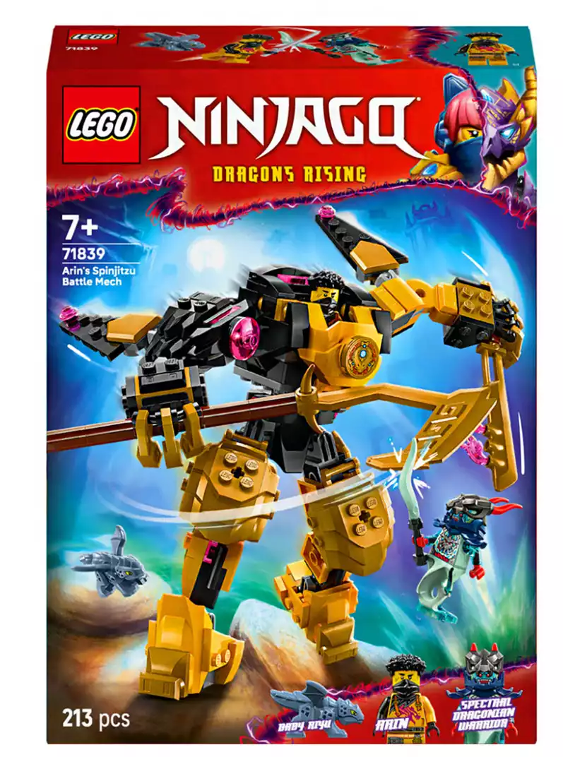Конструктор Боевой робот Кружитцу Арина 71839 Lego Ninjago 213 дет.