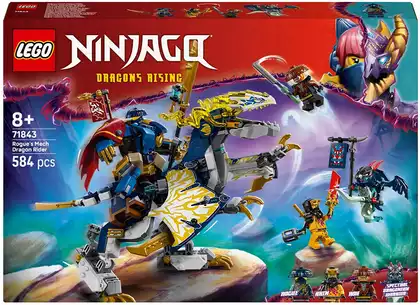 Конструктор Роуг механический наездник на драконе 71843 Lego Ninjago 584 дет.