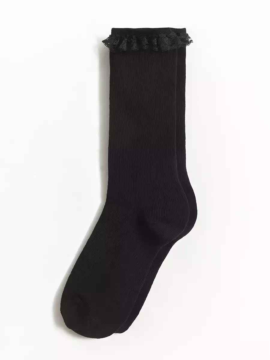 Гольфы с рюшей