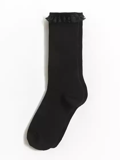 Гольфы с рюшей