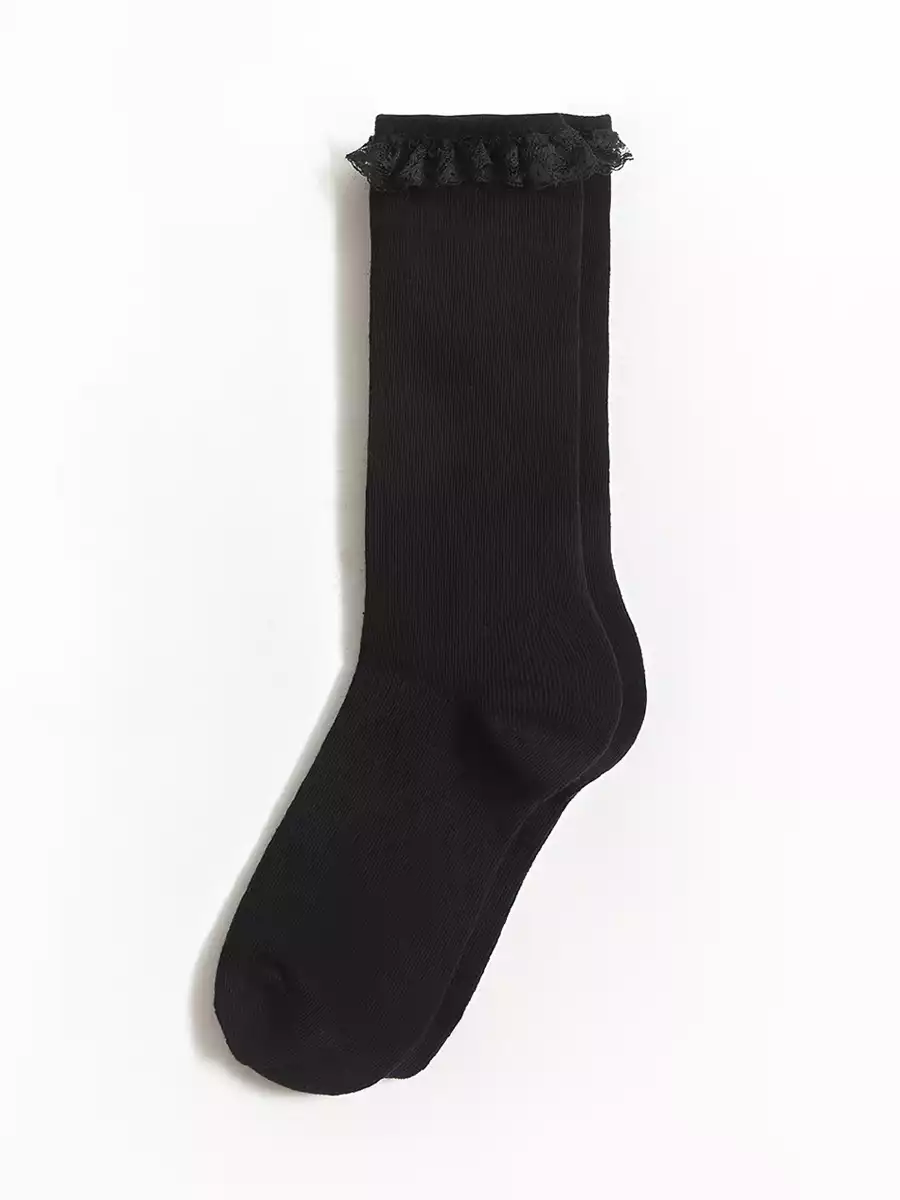 Гольфы с рюшей