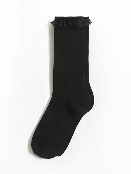 Гольфы с рюшей