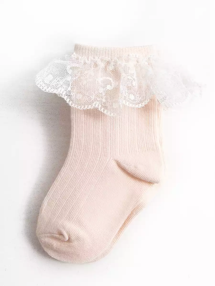 Носки с оборкой