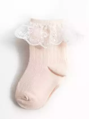 Носки с оборкой