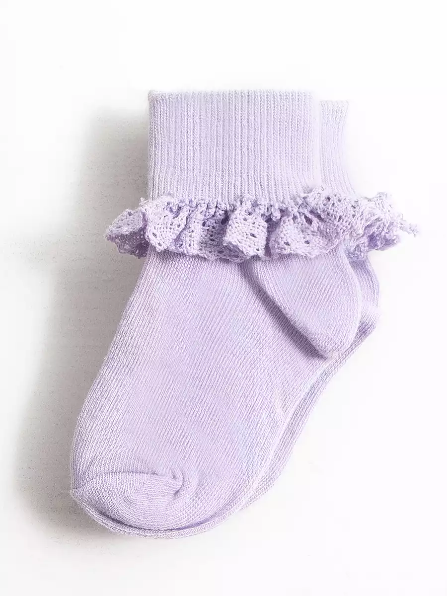 Носки с оборкой