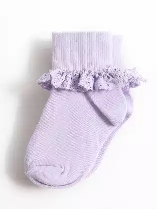 Носки с оборкой