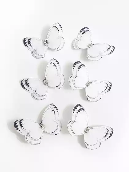 Зажим 6 шт бабочки 058D-7532D Vulpes