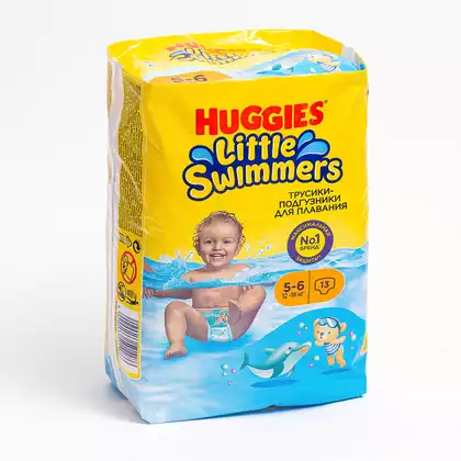 Трусики-подгузники для плавания HUGGIES Little Swimmers 5-6 (12-18 кг) 13 шт.