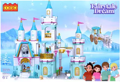 Конструктор блочный Замок принцессы COGO 3298