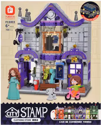 Конструктор блочный Дом FC8403