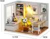 Конструктор Roombox -Комната студента QT-007-B со светом