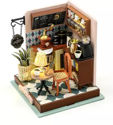 Конструктор Roombox-Кофейня S2301 со светом