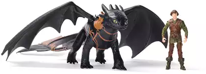 Игровой набор Dragons (Драконы) Икинг и Ночная фурия 23см 67257