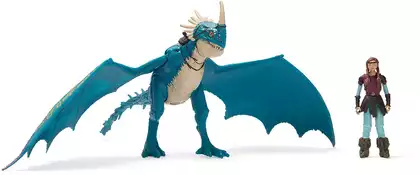 Игровой набор Dragons (Драконы) Викинг и дракон:Астрид и Злобный Змеевик 23см 67273