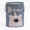 Корзина для игрушек Медведь сер. 058D-7623D