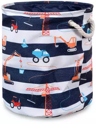 Корзина для игрушек Машинки синие 058D-7628D  в/п
