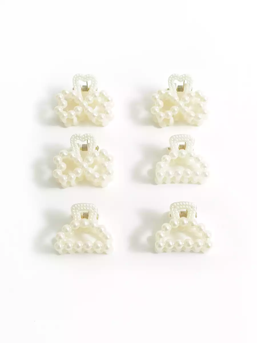 Краб для волос 6 шт 2,5 см Vulpes