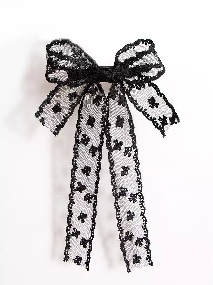 Бант 1 шт черный KEANU 058D-7616D