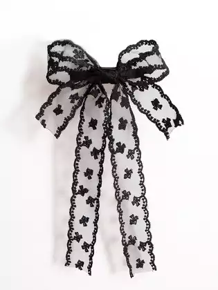 Бант 1 шт черный KEANU 058D-7616D