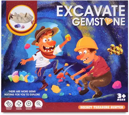 Набор для проведения раскопок Драгоценные камни 7748