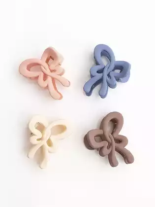 Краб для волос 4 шт 4 см KEANU