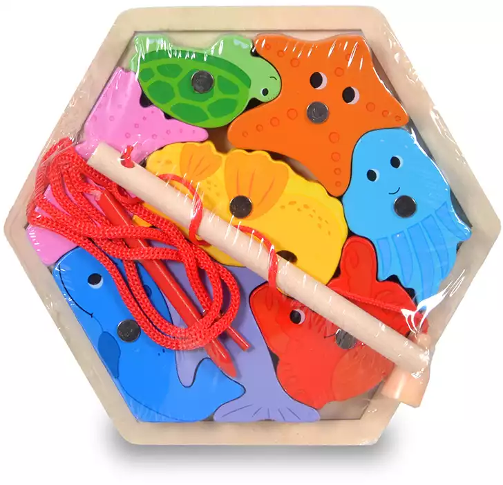 Рыбалка-головоломка MZ-6407-1 дерево