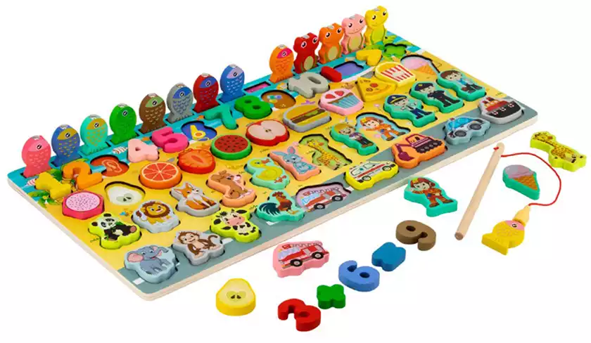 Мультидоска Обучение и игра MZ6581 дерево