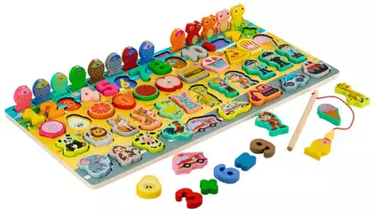 Мультидоска Обучение и игра MZ6581 дерево