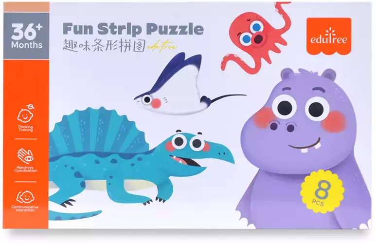 Пазлы-палочки набор 8 картинок JHTOY-188 дерево