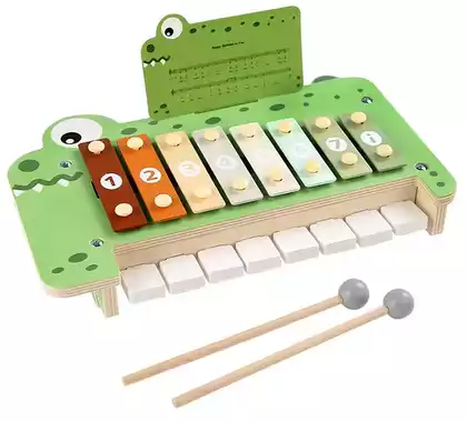 Ксилофон Крокодил BZ73-465 дерево