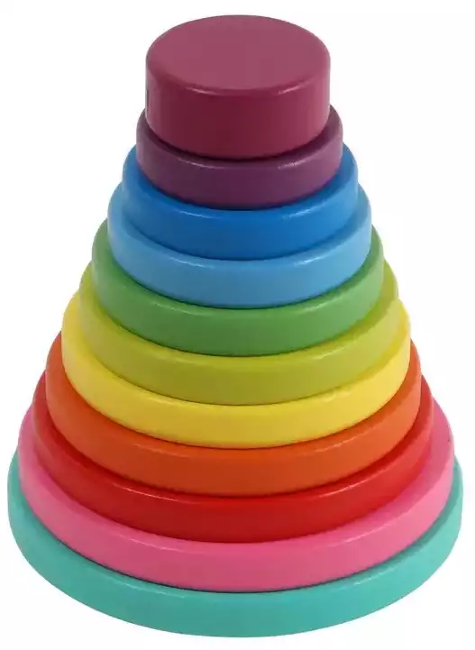 Пирамидка-головоломка с книж.-образ. BZ73-587 дерево