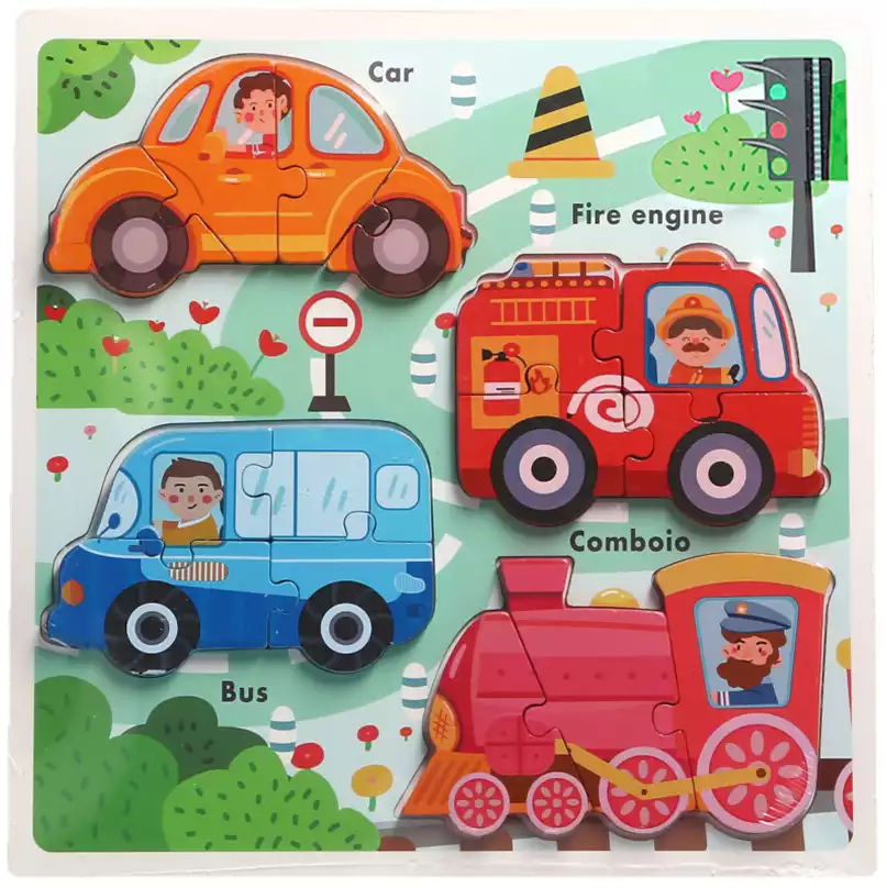 Пазлы объёмные Весёлое путешествие BZ73-267 дерево