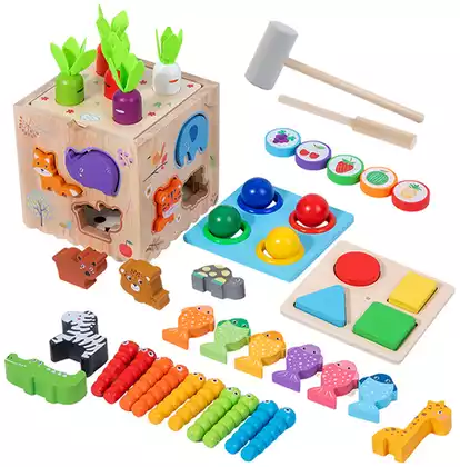 Игровой центр Увлекательный куб BZ73-40QQ дерево