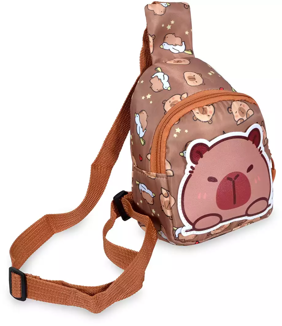 Мягкая Сумочка Капибара 24 см 058D-7722D