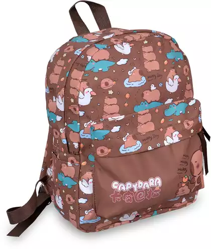 Мягкий Рюкзак Друзья капибары 32 см 058D-7727D
