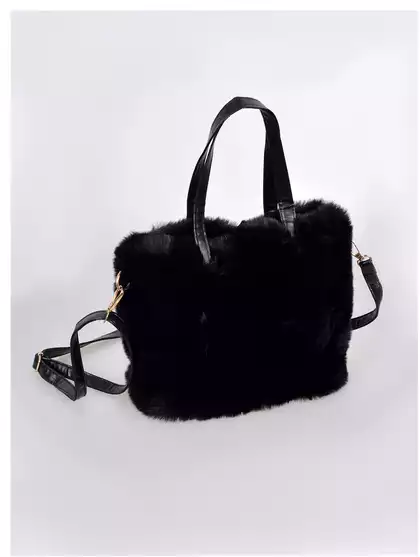 Мягкая Сумочка Мечта черная 25 см 058D-7734D Vulpes