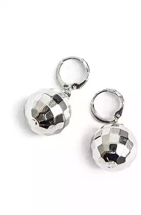 Серьги 1 пара Диско шар НГ KEANU 058D-7709D