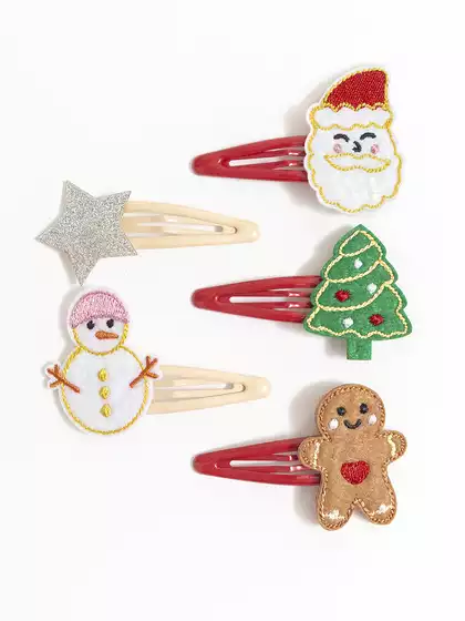 Зажим для волос 5 шт НГ Vulpes 058D-7701D