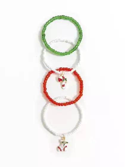 Браслет 4 шт Christmas Vulpes 058D-7703D